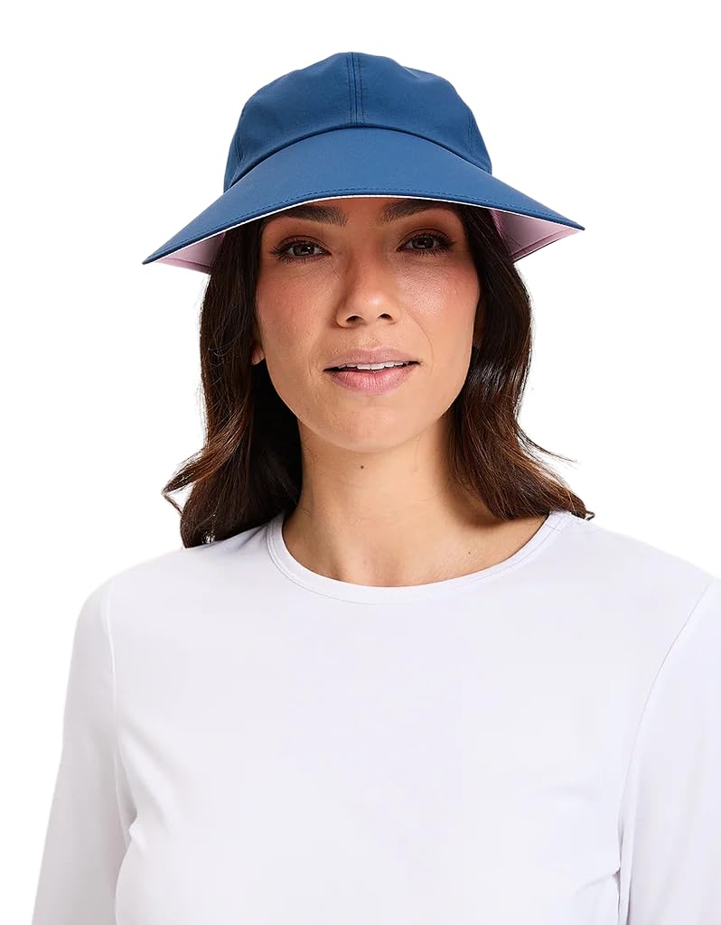 Solbari Women's Reversible Ultra Wide Brim Cap UPF 50+