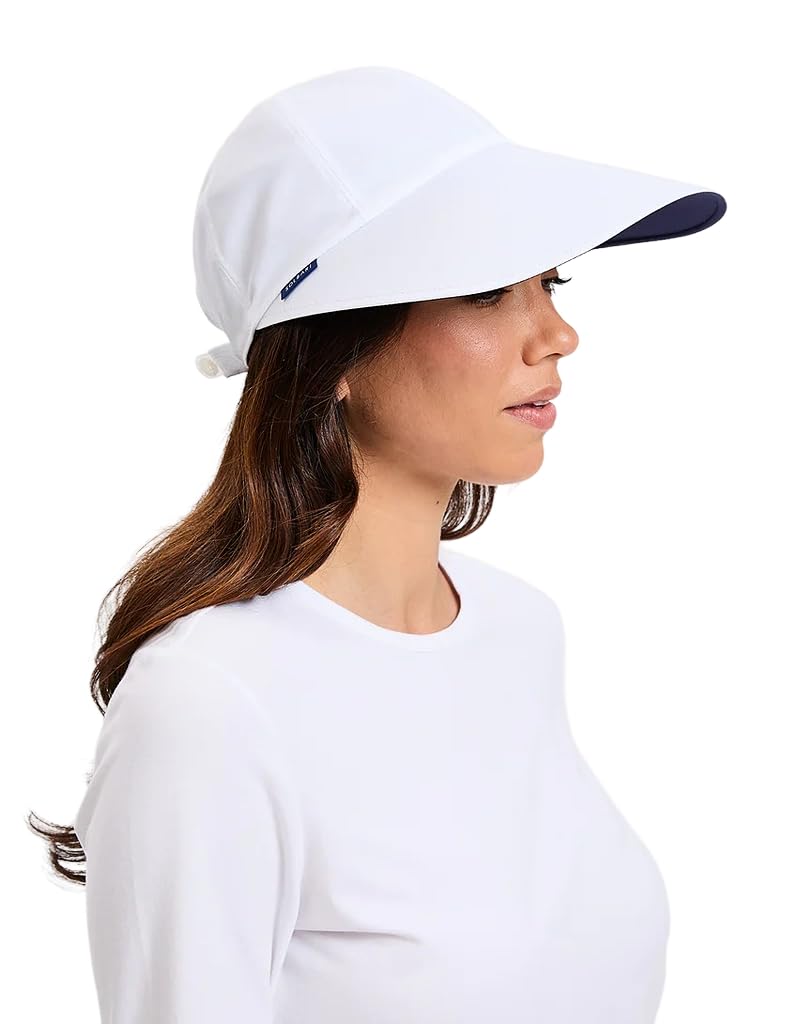 Solbari Women's Reversible Ultra Wide Brim Cap UPF 50+