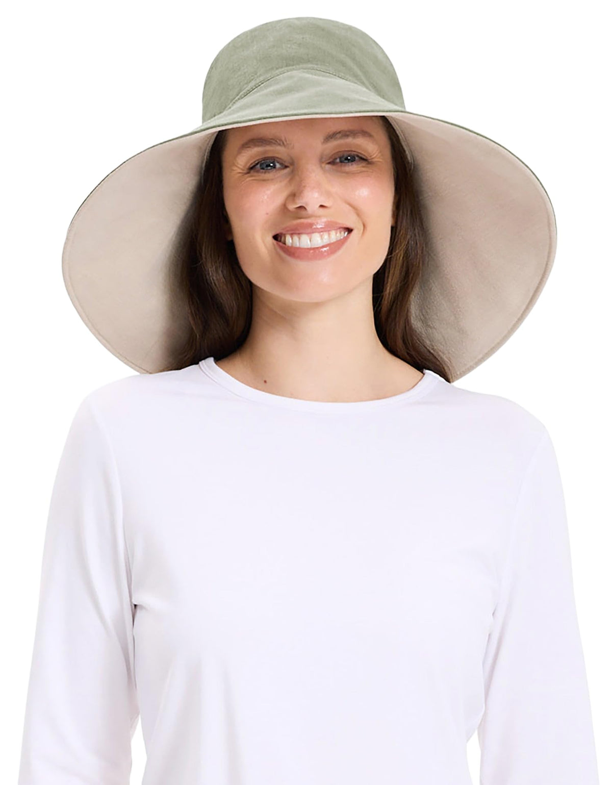 Solbari Women’s Ultra-Wide Cotton Linen Sun Hat UPF 50+