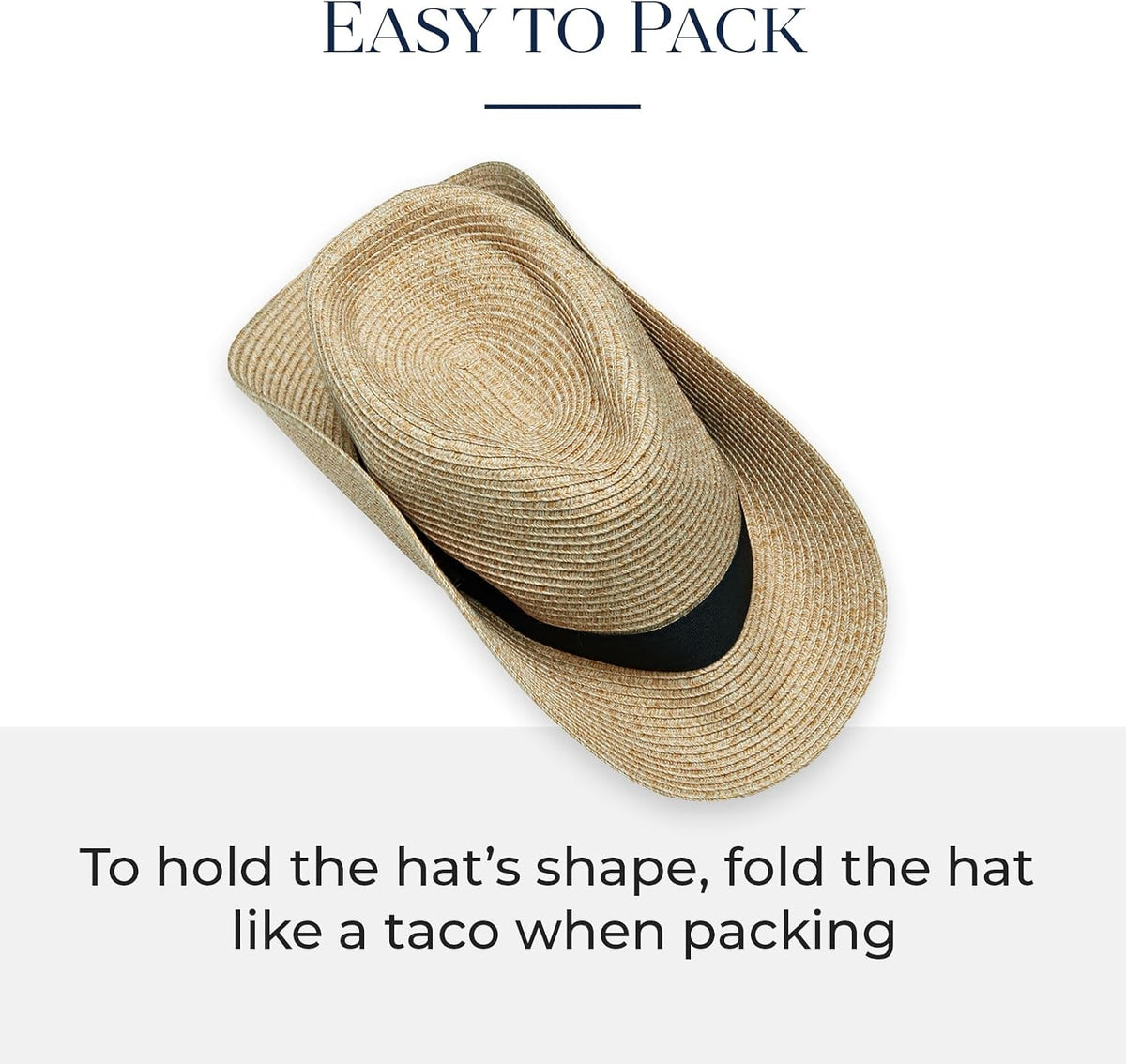 CARKELLA by Wallaroo Men’s Fairway Fedora – UPF 50+, UV Sun Protection, Packable and Adjustable Sizes – Classic Resort Style