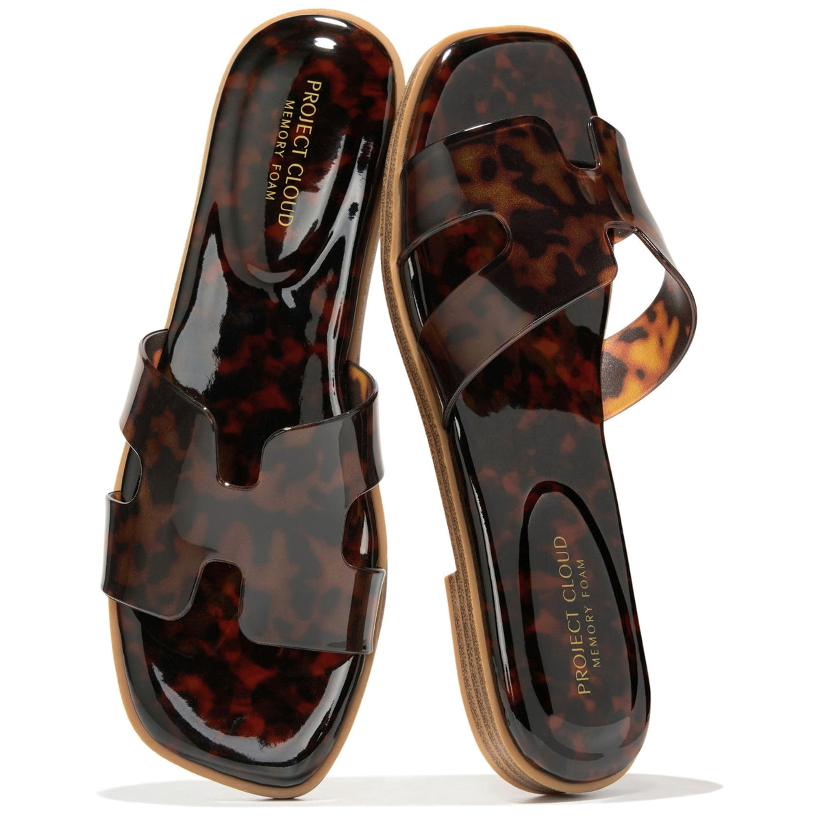Project Cloud 100% Genuine Leather Sandals Women Flats For Women Everyday Slides for Women