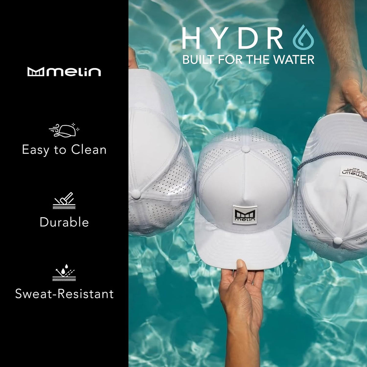 melin Trenches Icon Hydro, Men's Performance Snapback Hat