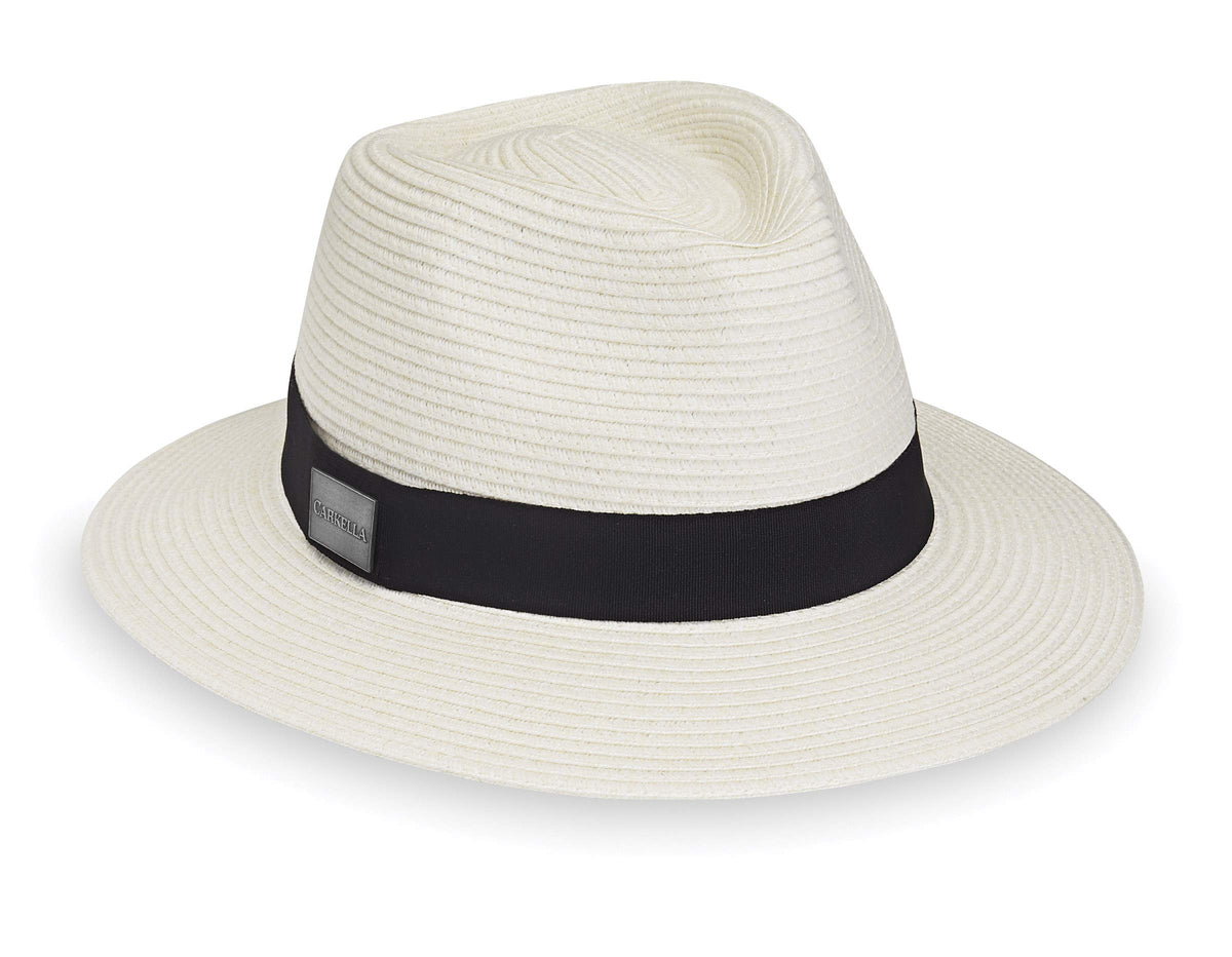 CARKELLA by Wallaroo Men’s Fairway Fedora – UPF 50+, UV Sun Protection, Packable and Adjustable Sizes – Classic Resort Style